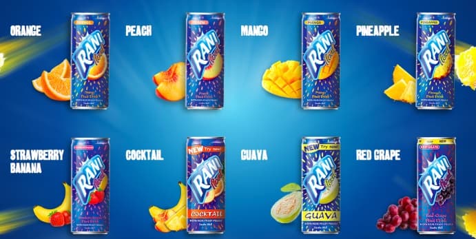 Rani Juice with different flavours